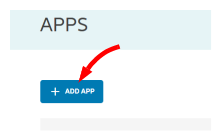 Add app button